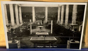 Pompei Campania Italy Postcard House of Vetti Unposted Vintage Photo Photograph